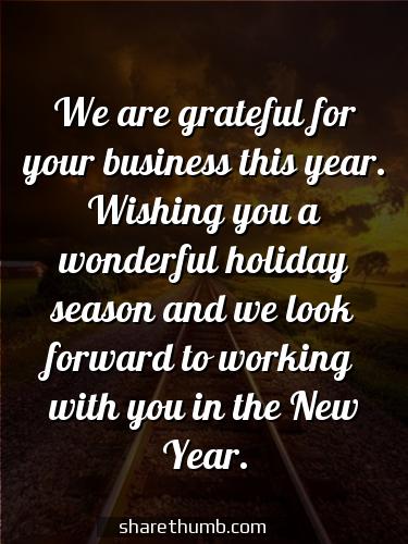 wishing your clients happy holidays